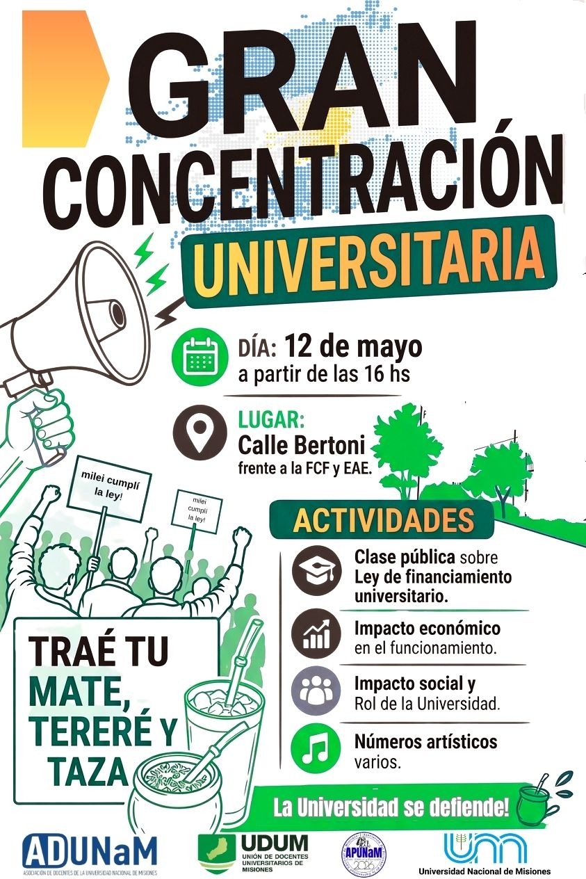 Eldorado se suma a la gran concentración universitaria 2